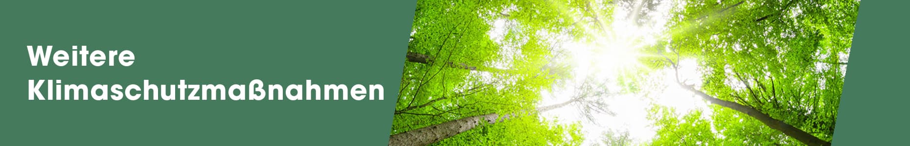 Weiter Klimaschutzmaßnahmen