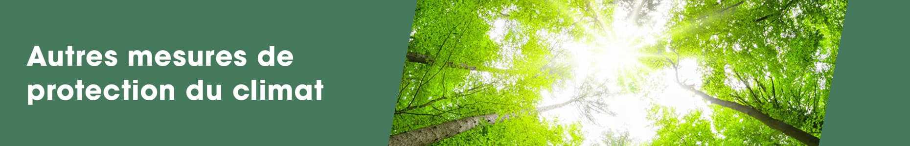 Weiter Klimaschutzmaßnahmen